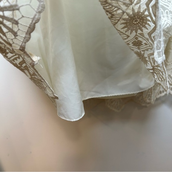 Jen’s Pirate Booty ivory lace baby doll mini dress size small festival wedding - Picture 5 of 10